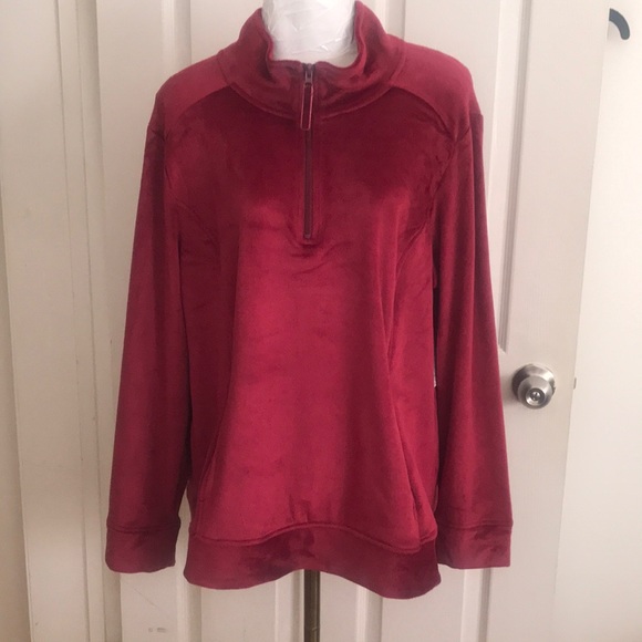 The lush velour jacket from Croft & Barrow - Picture 1 of 7